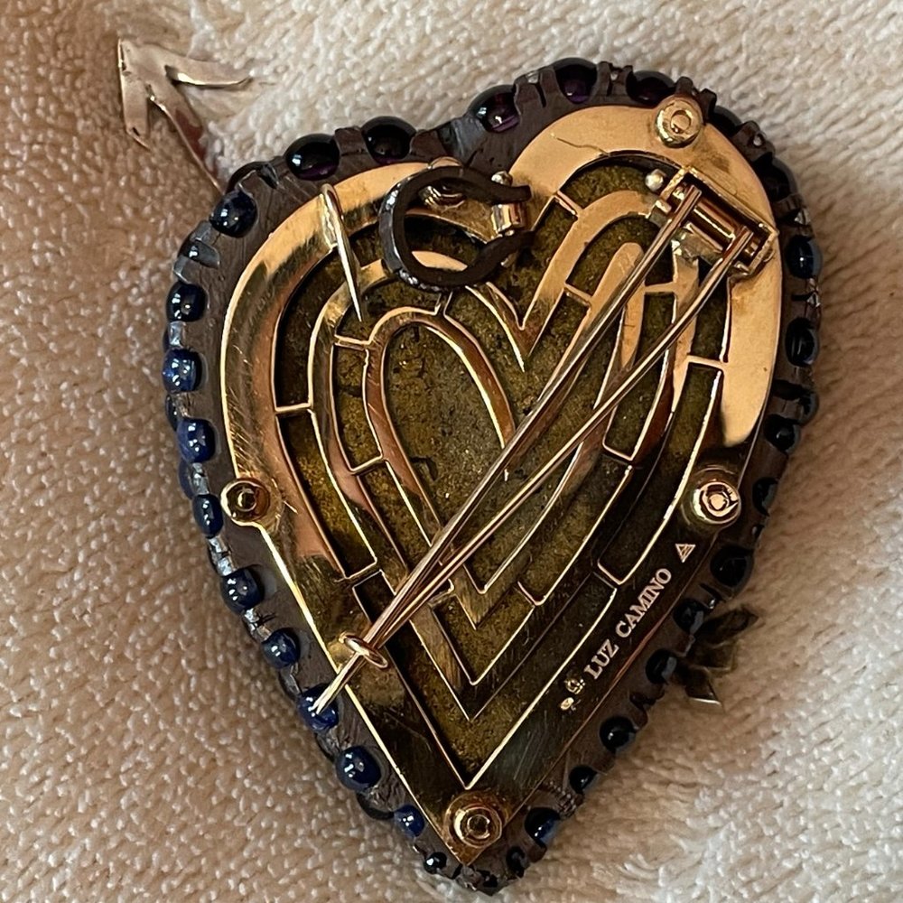 Rare LUZ CAMINO One-of-a-Kind Precious Convertible Heart - Picture 10 of 15